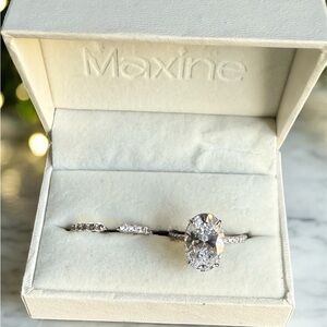 Maxine  Silver 6ct engagement set.
